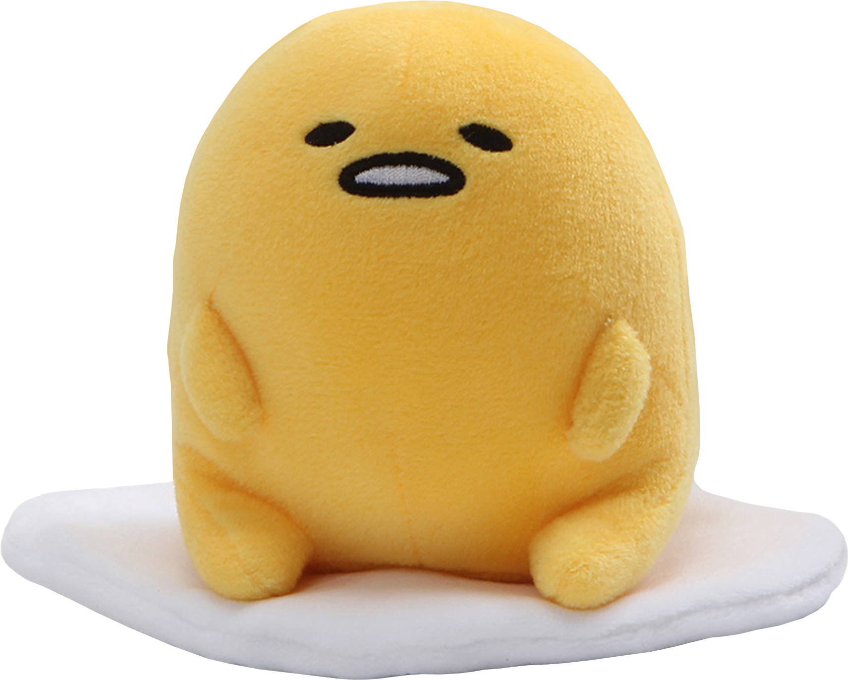 Lazy Yellow Creature Plush PNG