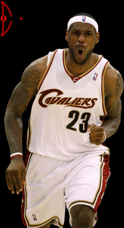Le Bron James Cleveland Cavaliers Intensity PNG