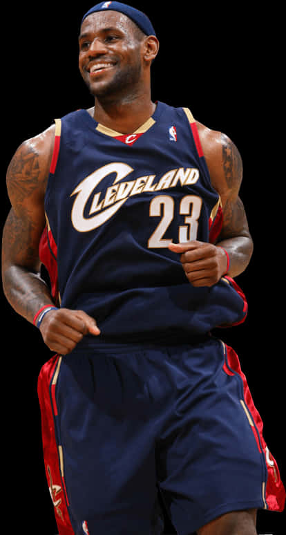 Le Bron James Cleveland Cavaliers Uniform PNG