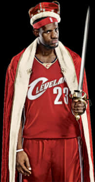 Le Bron James King Costume PNG