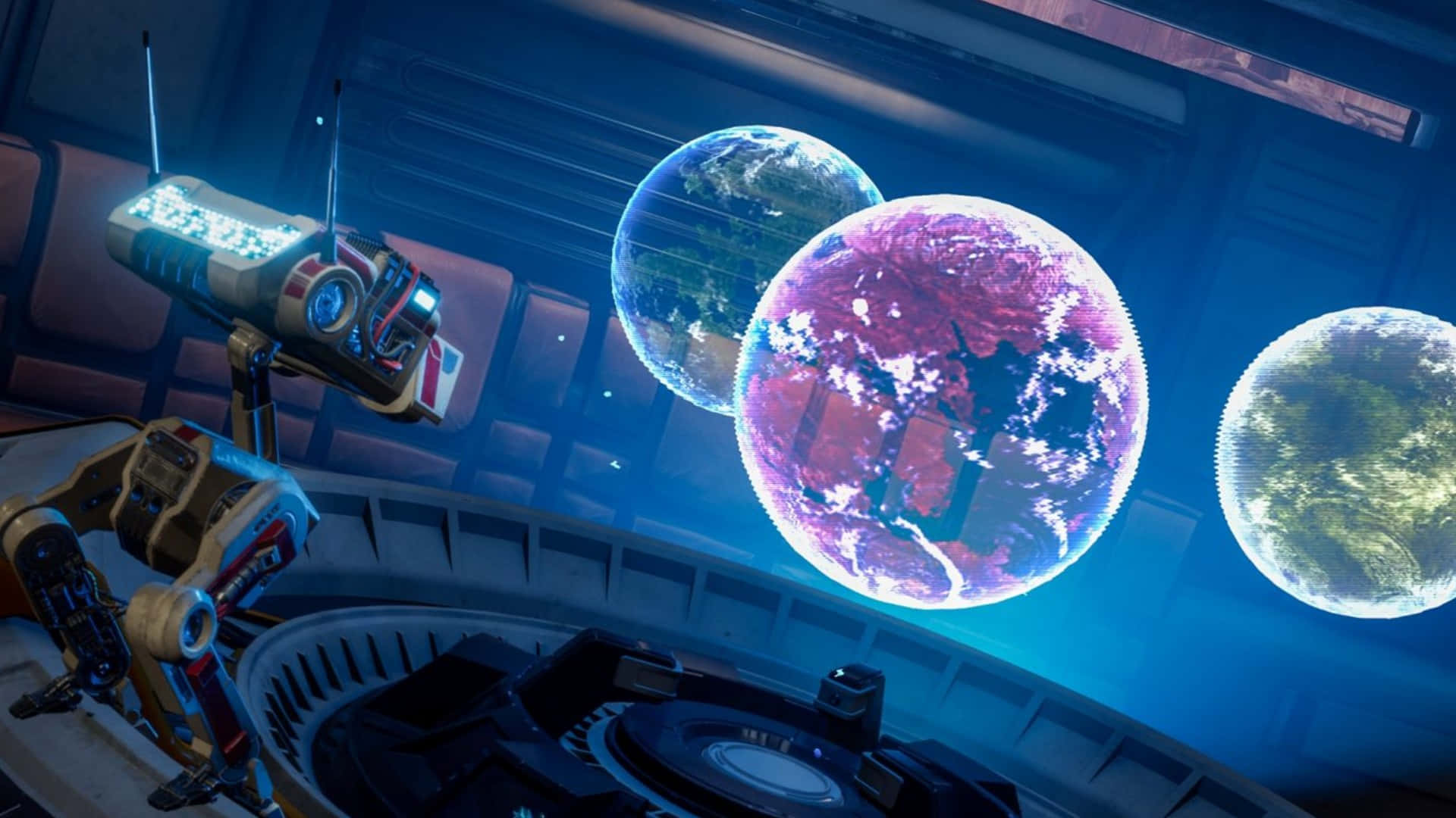 Le Conseil Jedi En Discussion Dans Leur Chambre Fond d'écran