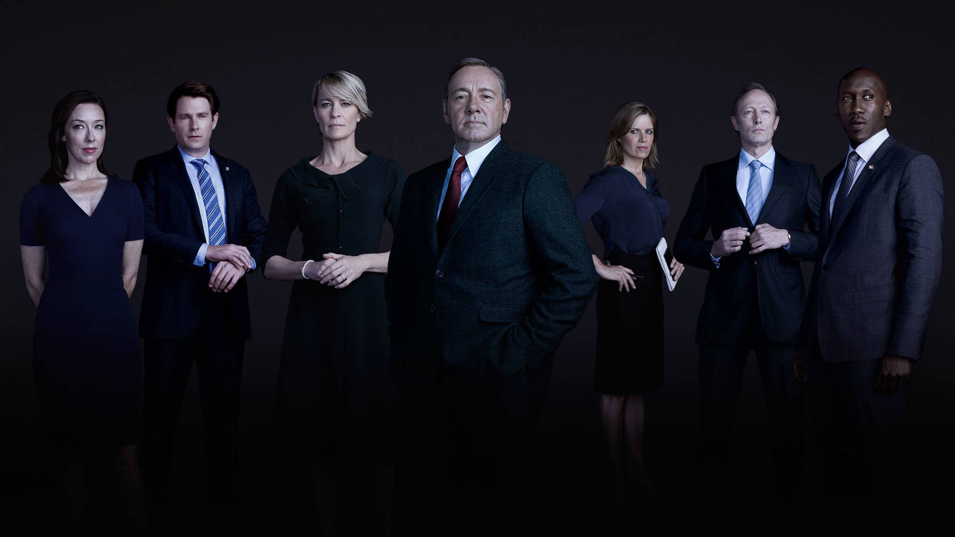 Leading Cast Of House Of Cards Wallpaper