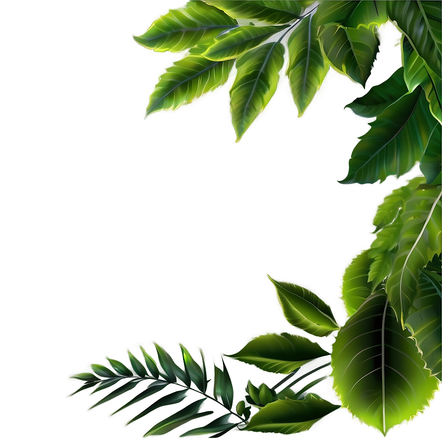 Leaf Frame Png 05032024 PNG