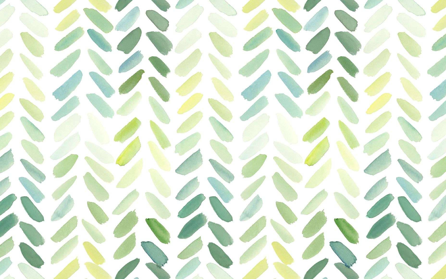 Blätterähnlichersalbeigrüner Desktop Wallpaper