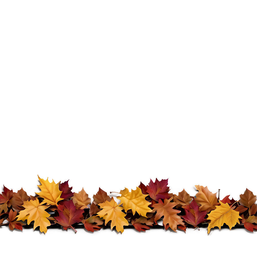 Leaf Pile Border Png Opf PNG