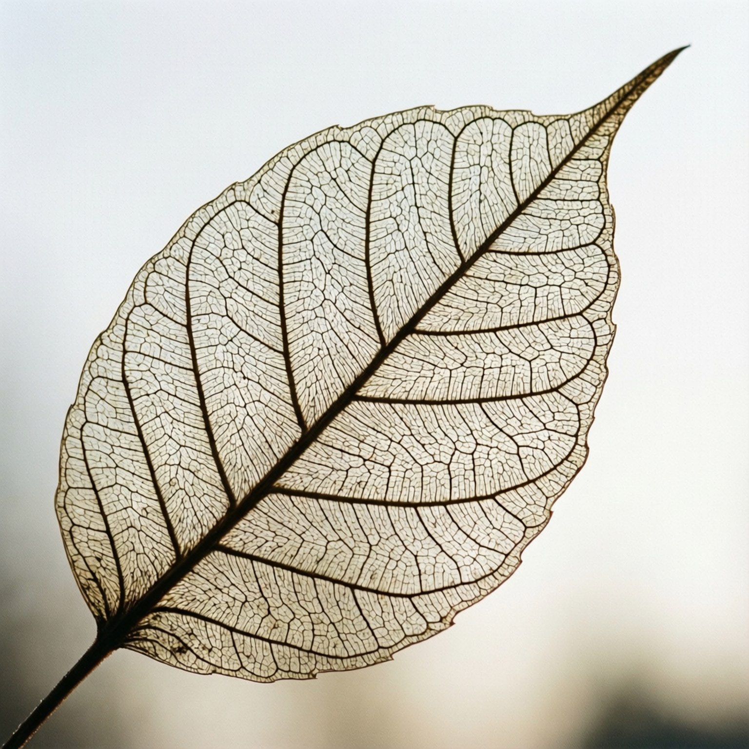 Detail Kerangka Daun Wallpaper