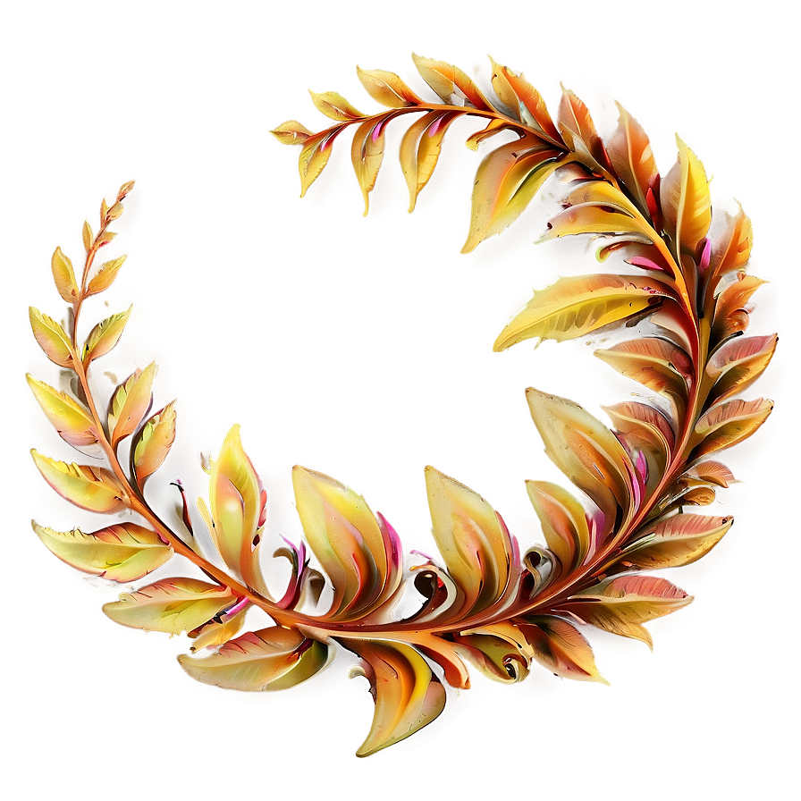 Leaf Swirl Png 05032024 PNG