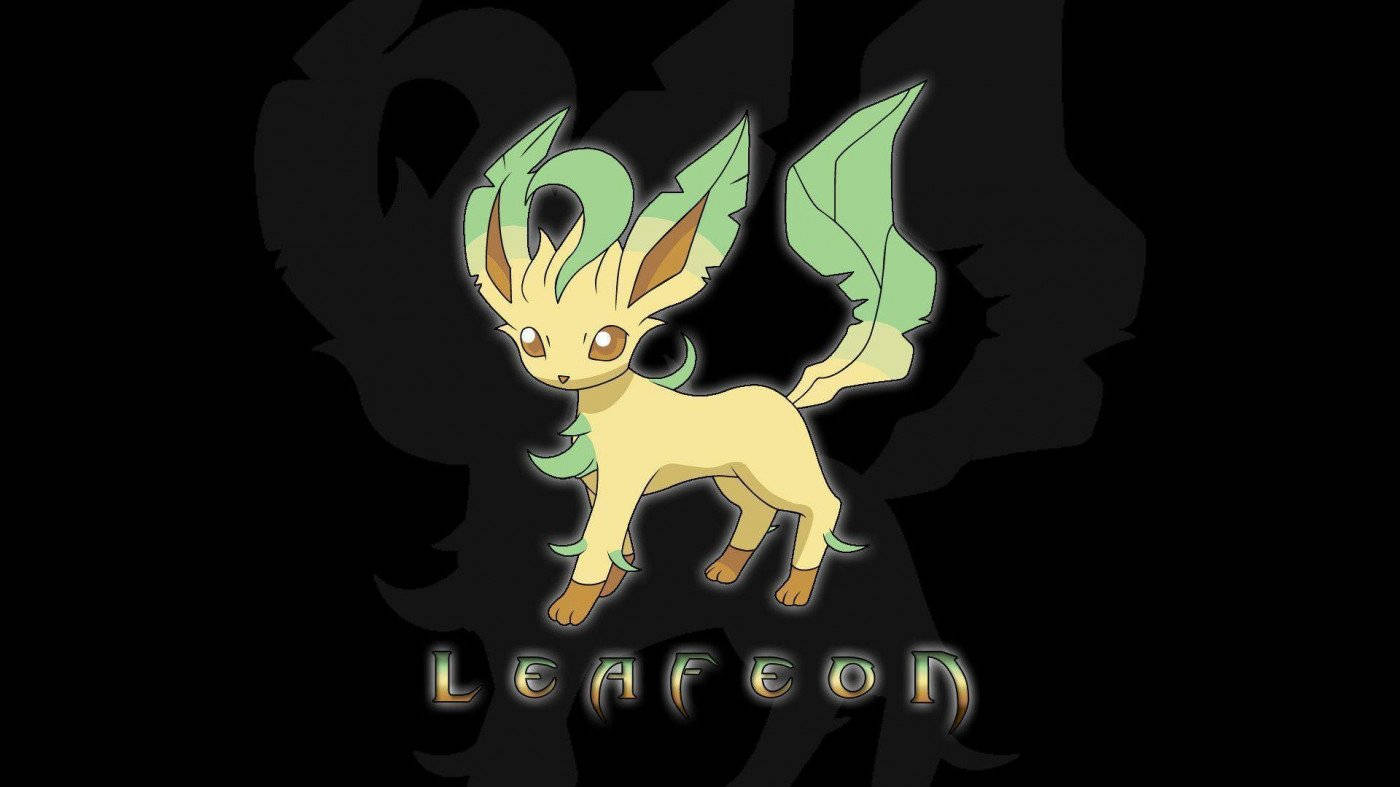 Leafeon Digital Poster Picture