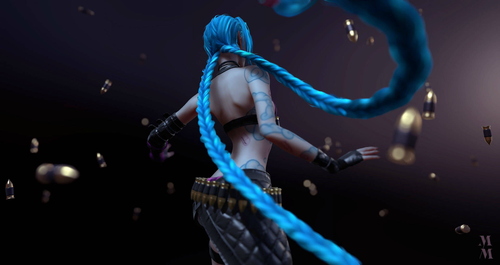 League of Legends Android Blue Hair Wallpaper