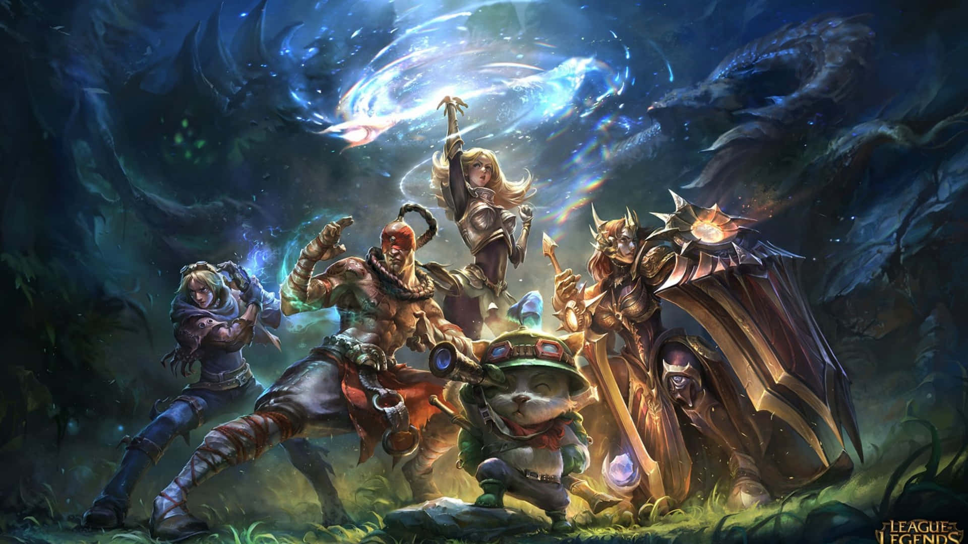 Nimmden Thron - Kämpfende Fraktionen In Der Mythischen Spielewelt Von League Of Legends.