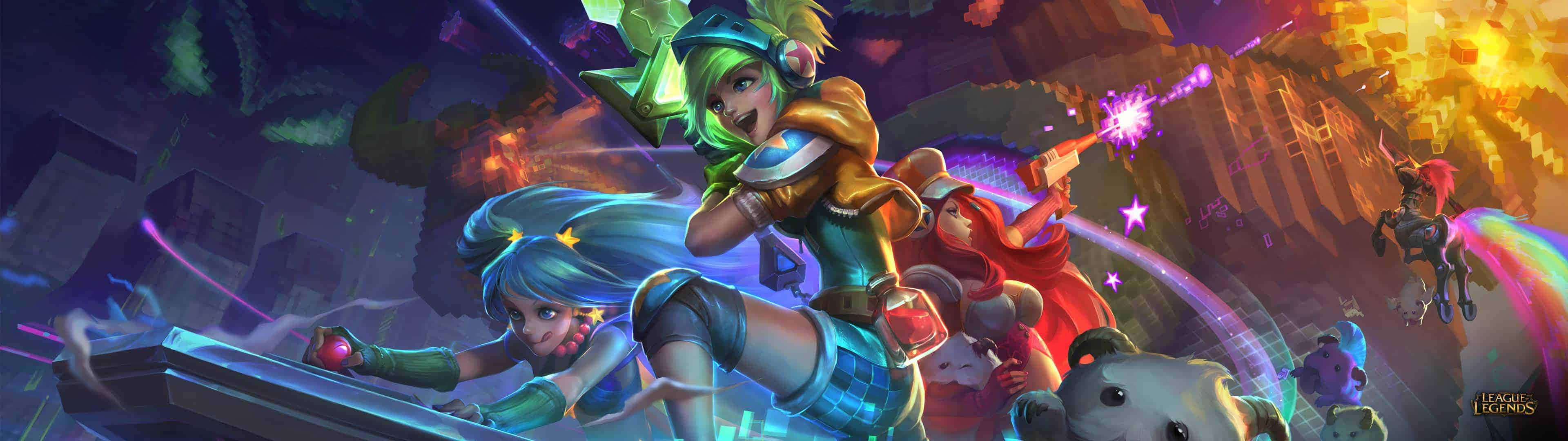 Immerse yourself in the world of the ‘League of Legends’ video game. Wallpaper
