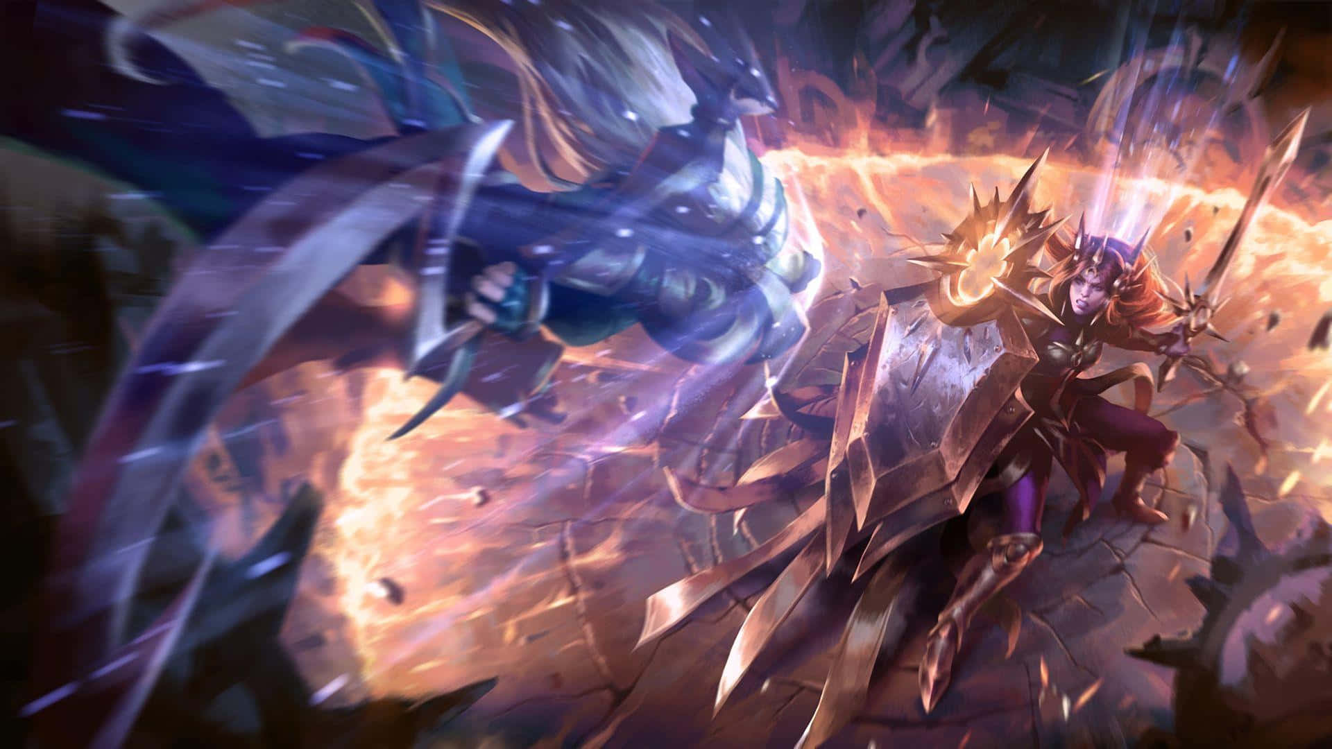 Find epic adventures with League of Legends HD Wallpaper