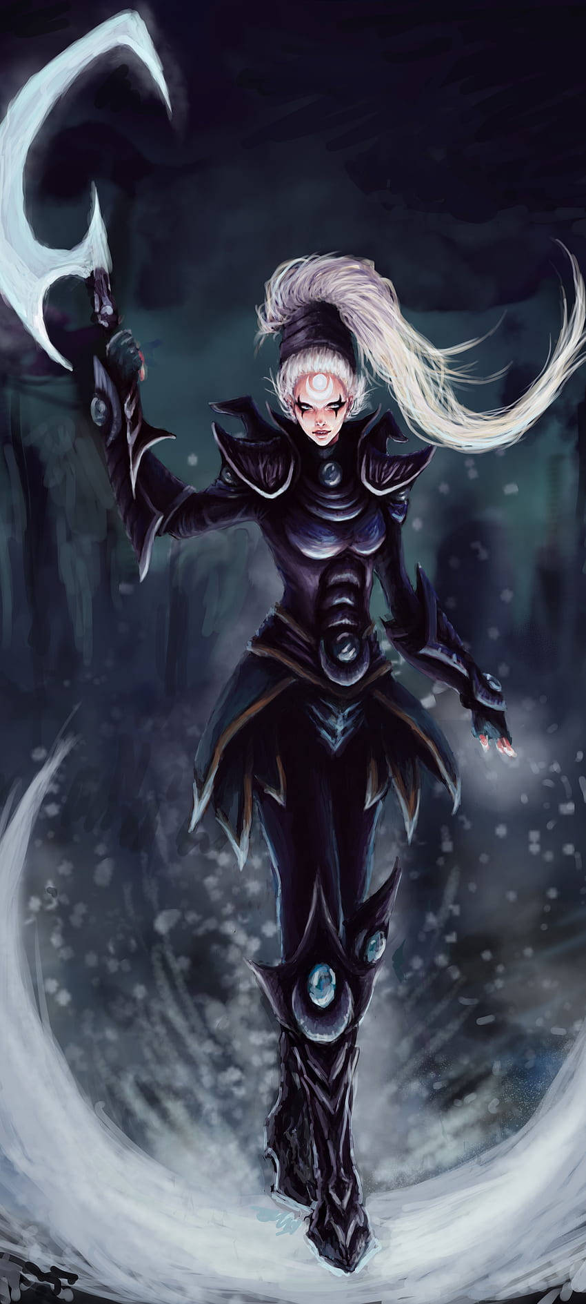 League Of Legends iPhone Diana temabaggrund. Wallpaper