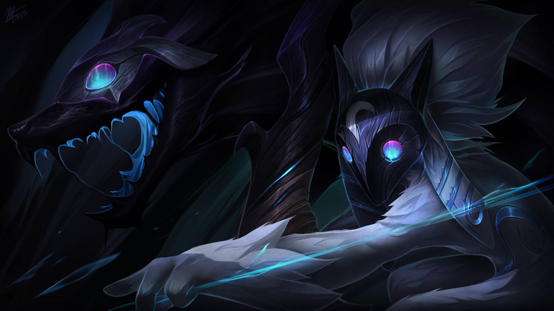 You're Never Alone with the Kindred of League of Legends Wallpaper