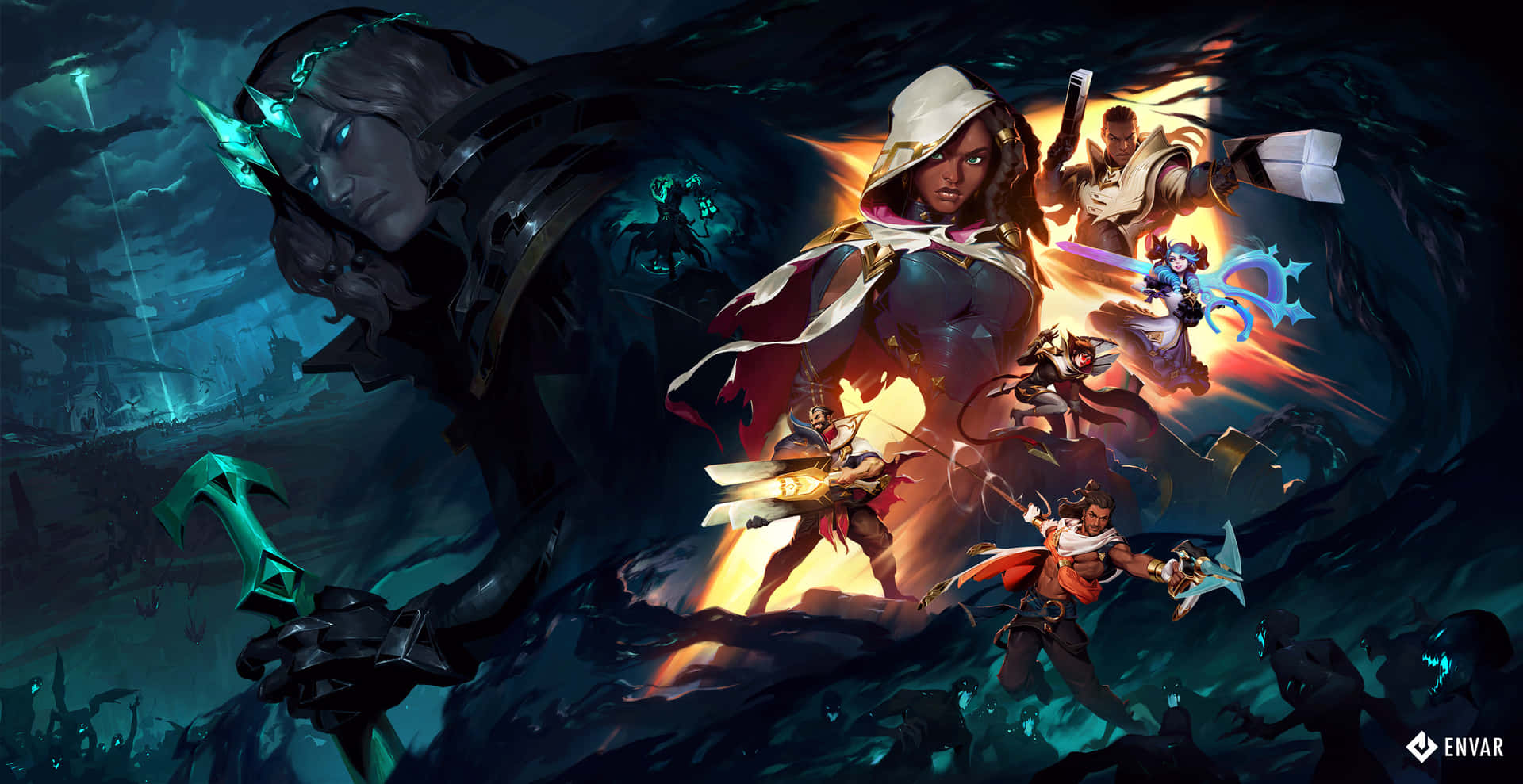 Enjoy playing League Of Legends on your laptop! Wallpaper