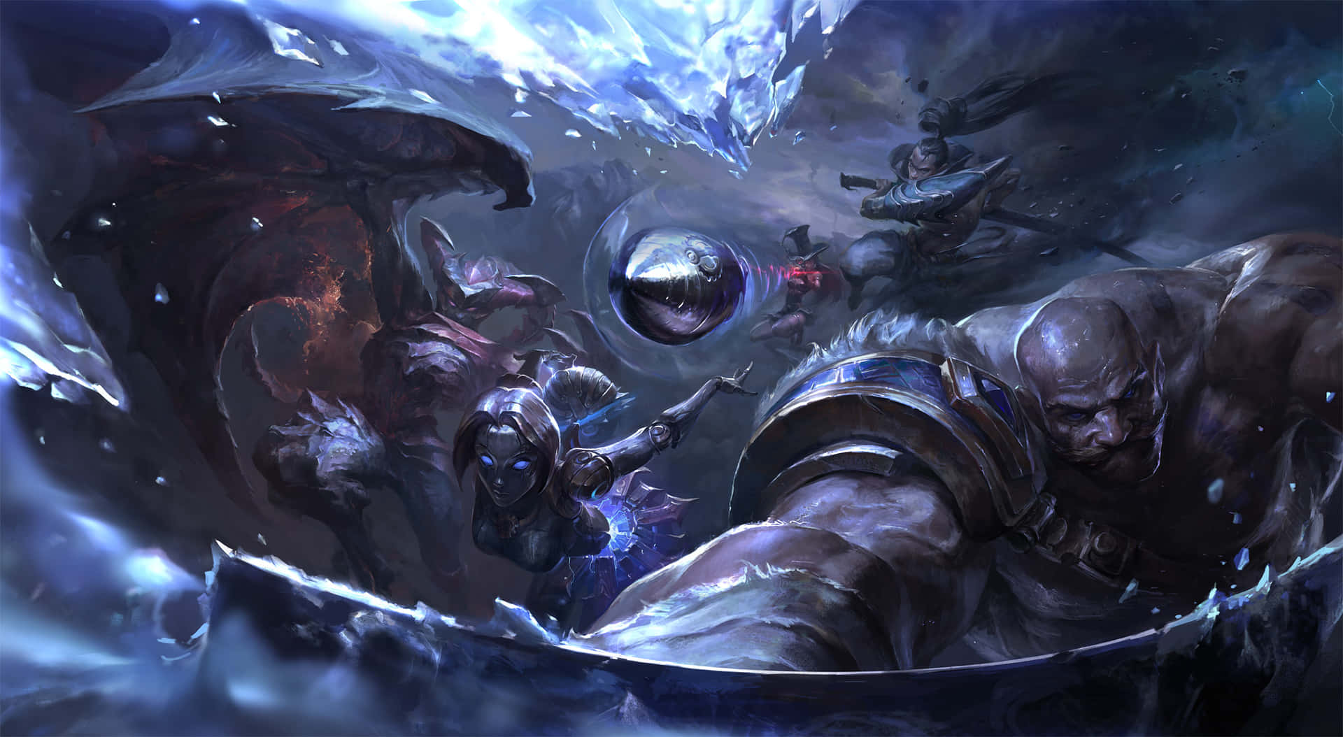 Take your gaming experience to a whole new level with this League of Legends laptop! Wallpaper