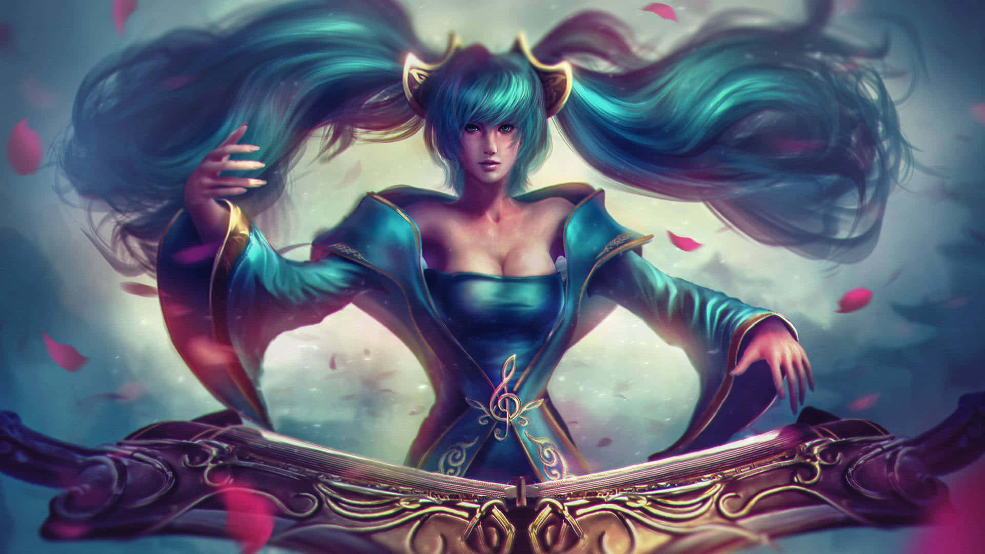 Customiseradin League Of Legends Upplevelse Med En Ny Bärbar Dator. Wallpaper