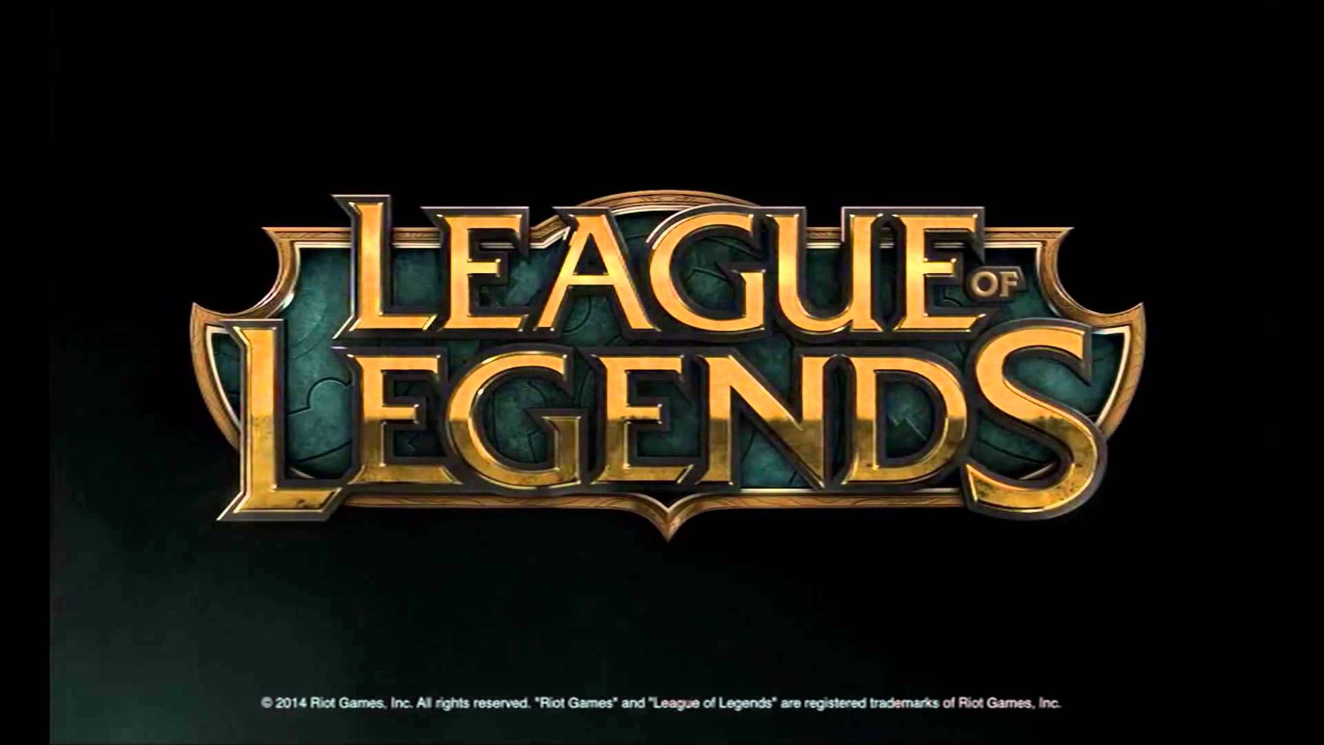 League Of Legends Logo Beautiful Style Wallpaper