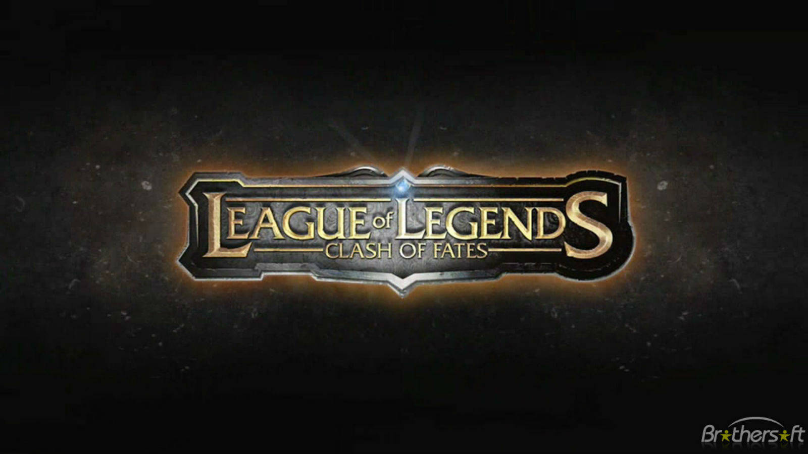 League Of Legends Logo Cosmic Sky Wallpaper