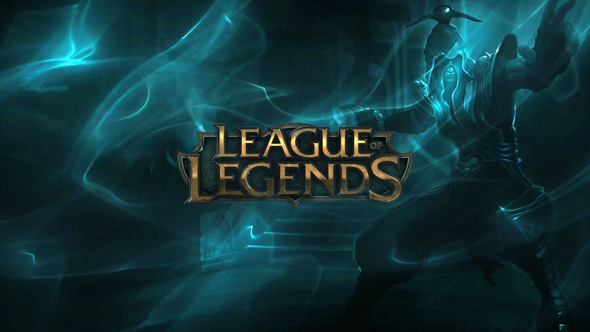 League Of Legends Logo Digital Representation Wallpaper