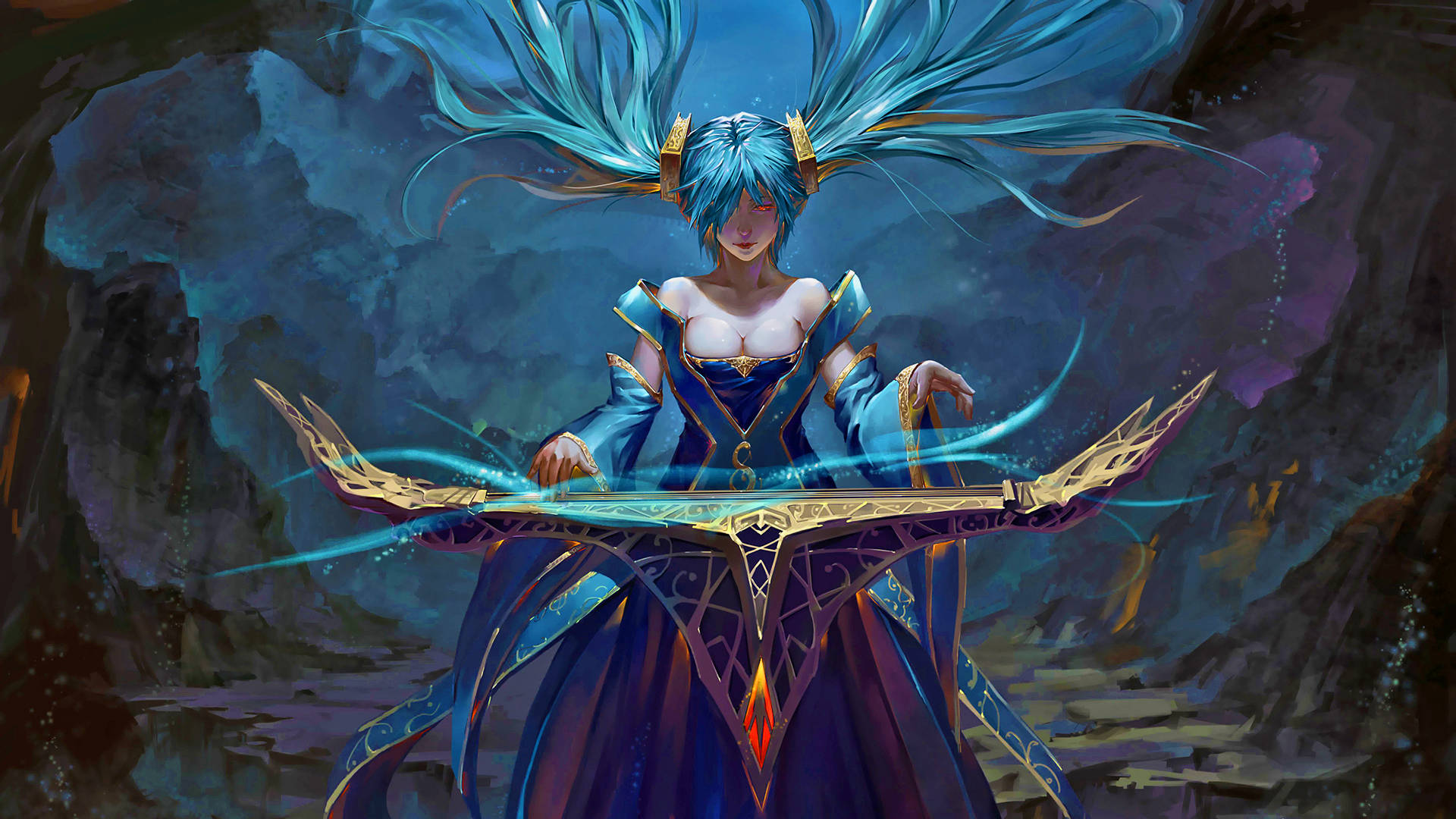 Download League Of Legends Sona Fanart Wallpaper 