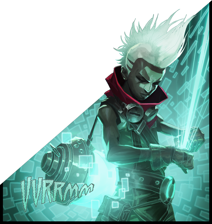 Download Leagueof Legends Ekko Artwork | Wallpapers.com