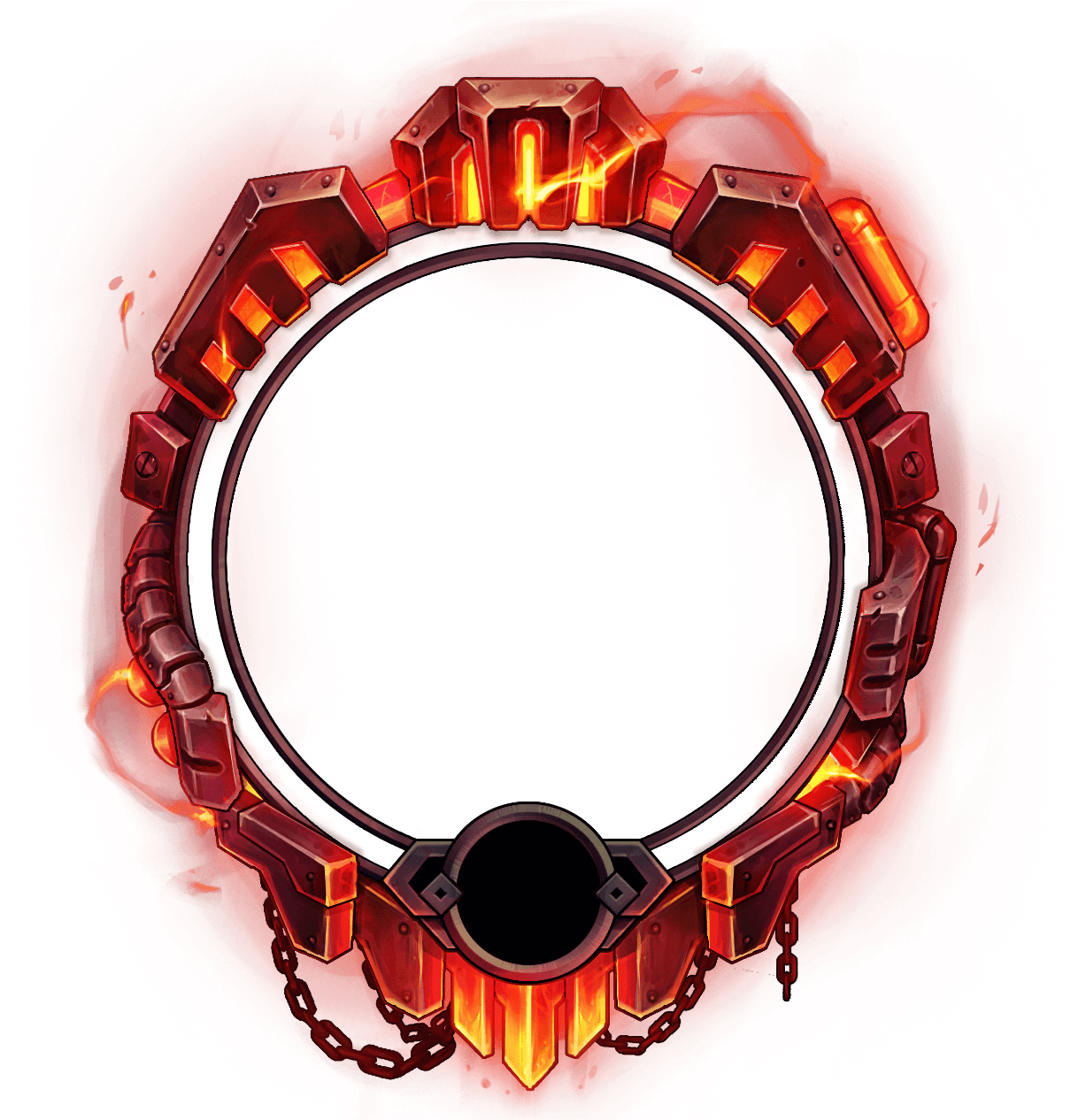 Leagueof Legends Flaming Circle Icon PNG