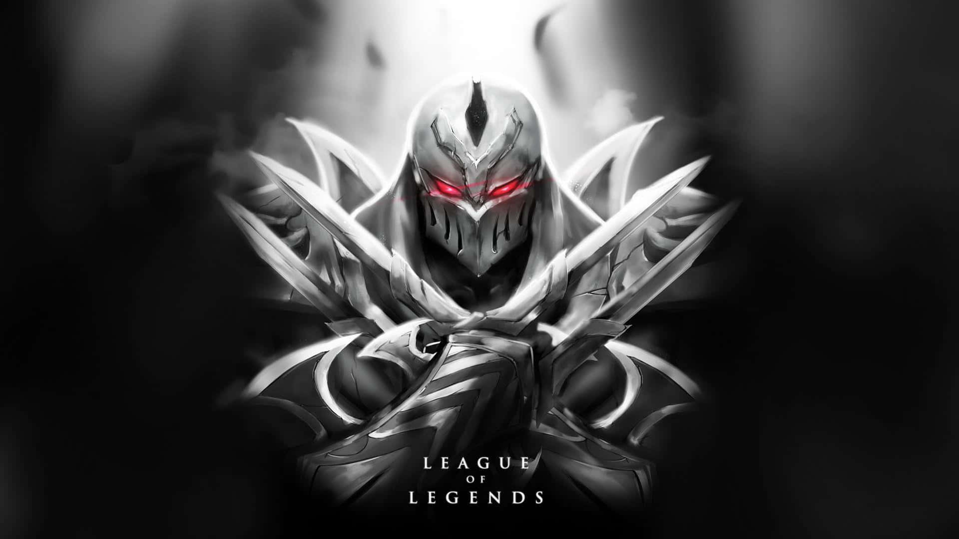 Leagueof Legends Zed Artwork Wallpaper