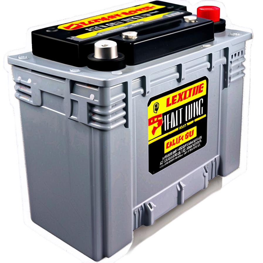 Leakproof Car Battery Png 06132024 PNG