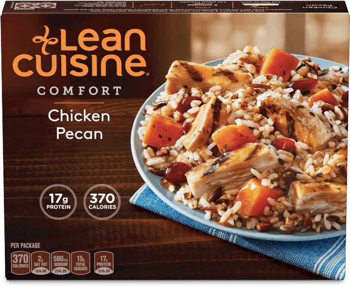 Lean Cuisine Chicken Pecan Frozen Meal PNG