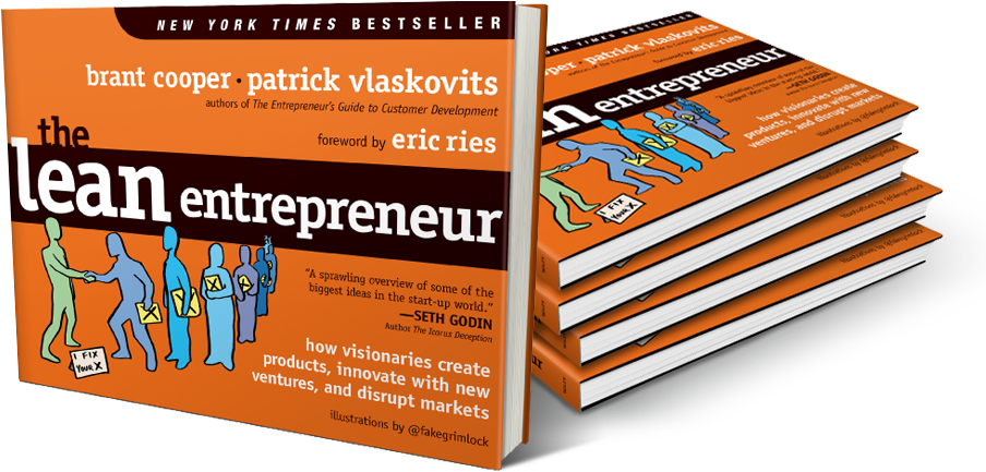 Lean Entrepreneur Book Cover PNG