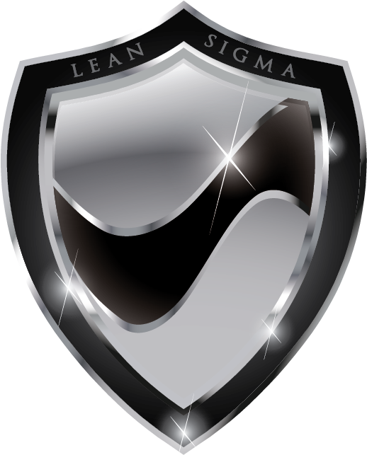 Lean Sigma Shield Emblem PNG