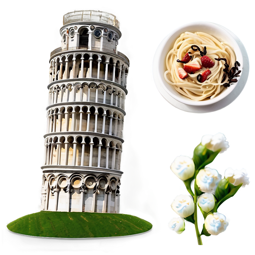 Download Leaning Tower Of Pisa Png Oib83 | Wallpapers.com