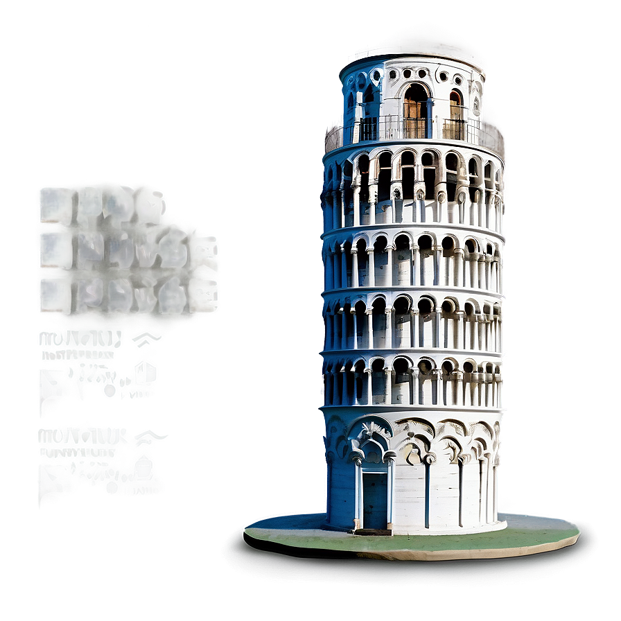 Download Leaning Tower Of Pisa Png Wdn | Wallpapers.com