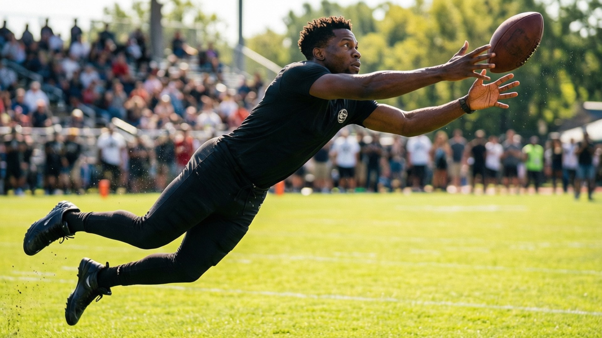 Leaping Interception Wallpaper