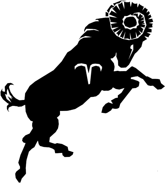 Leaping Taurus Silhouette PNG