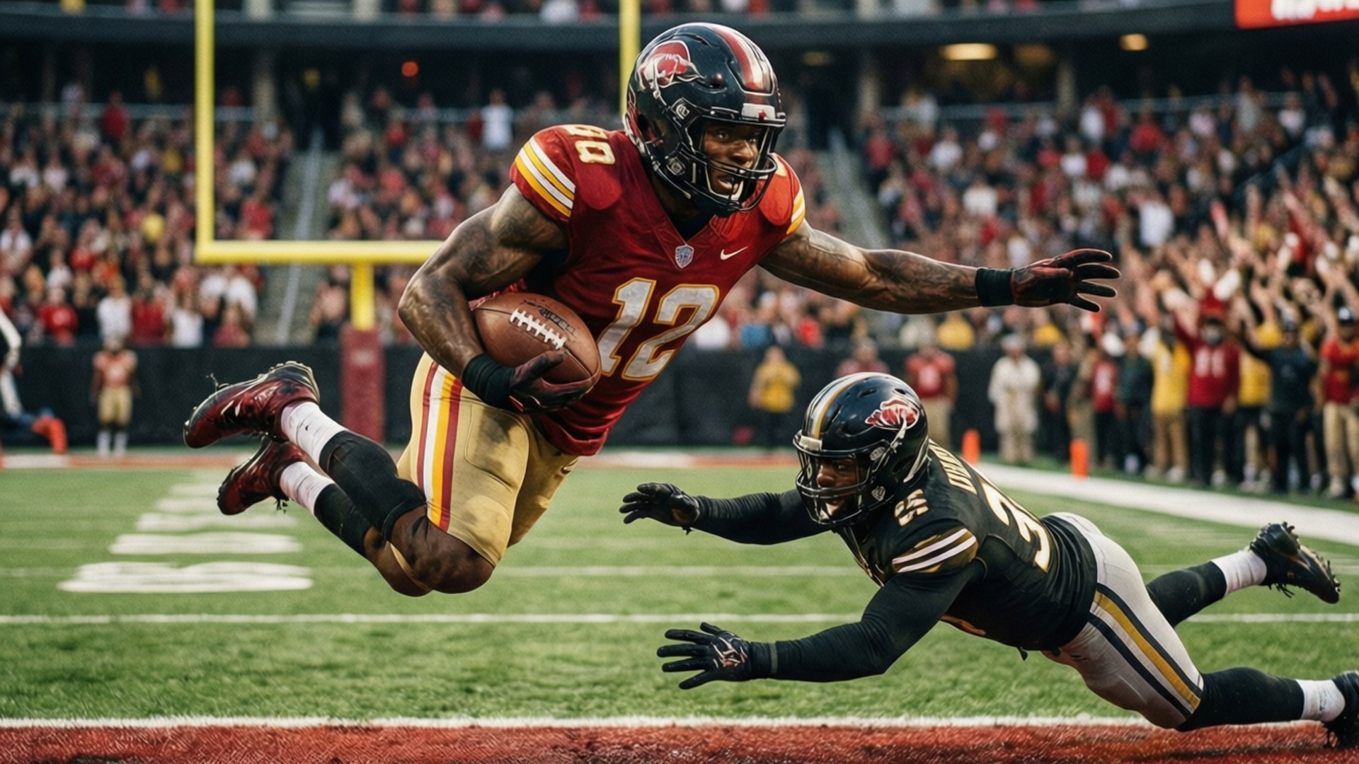 Springender Touchdown Wallpaper