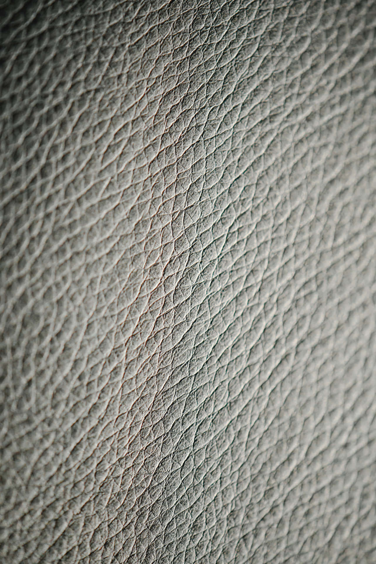 Et tæt kig på en hvid læders overflade