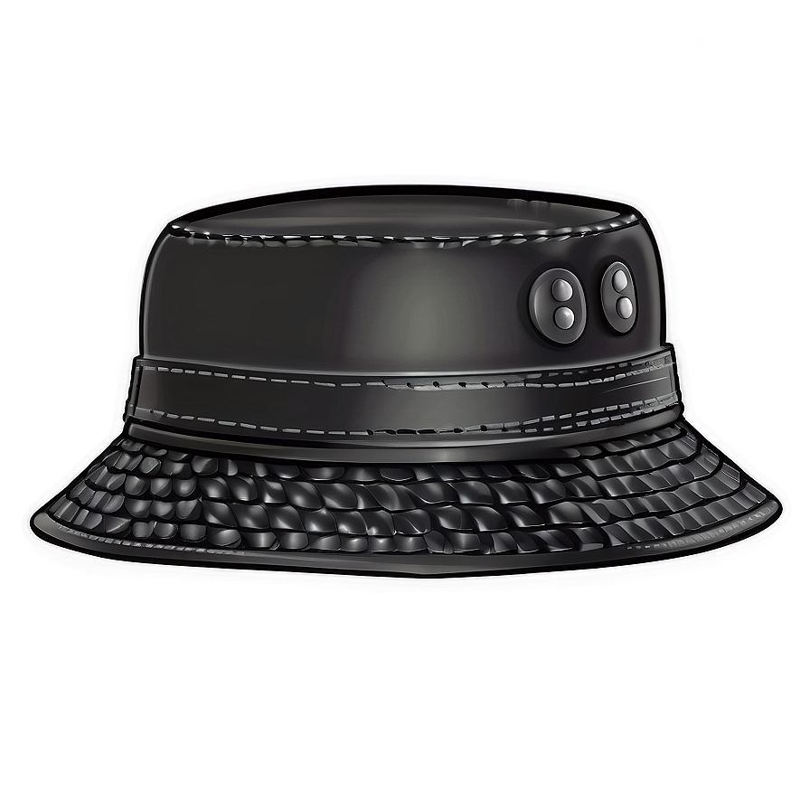 Download Leather Bucket Hat Png 05252024 | Wallpapers.com