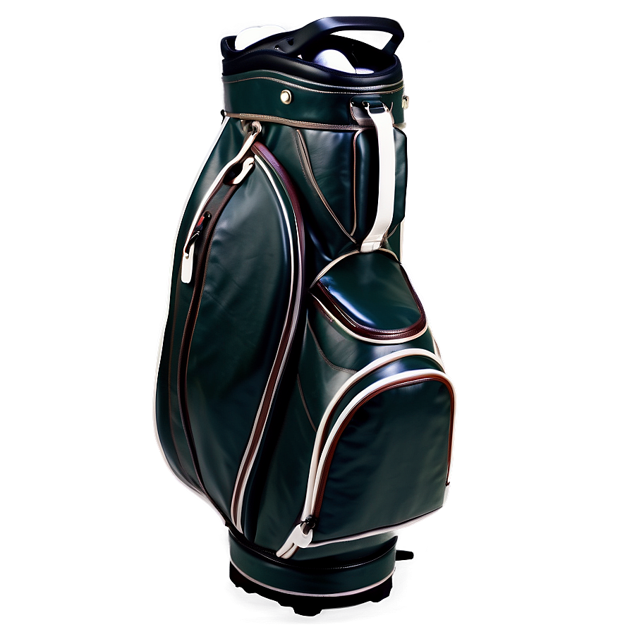 Leather Golf Bag Png 06132024 PNG