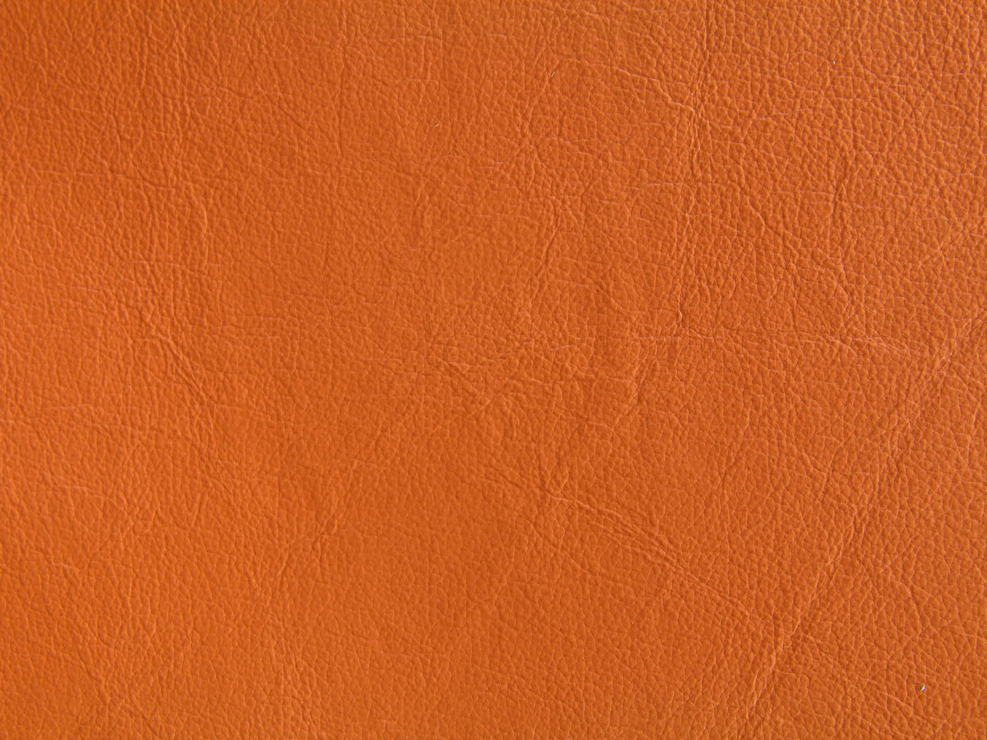 Læder Tekstur Orange Glat Tapet Wallpaper