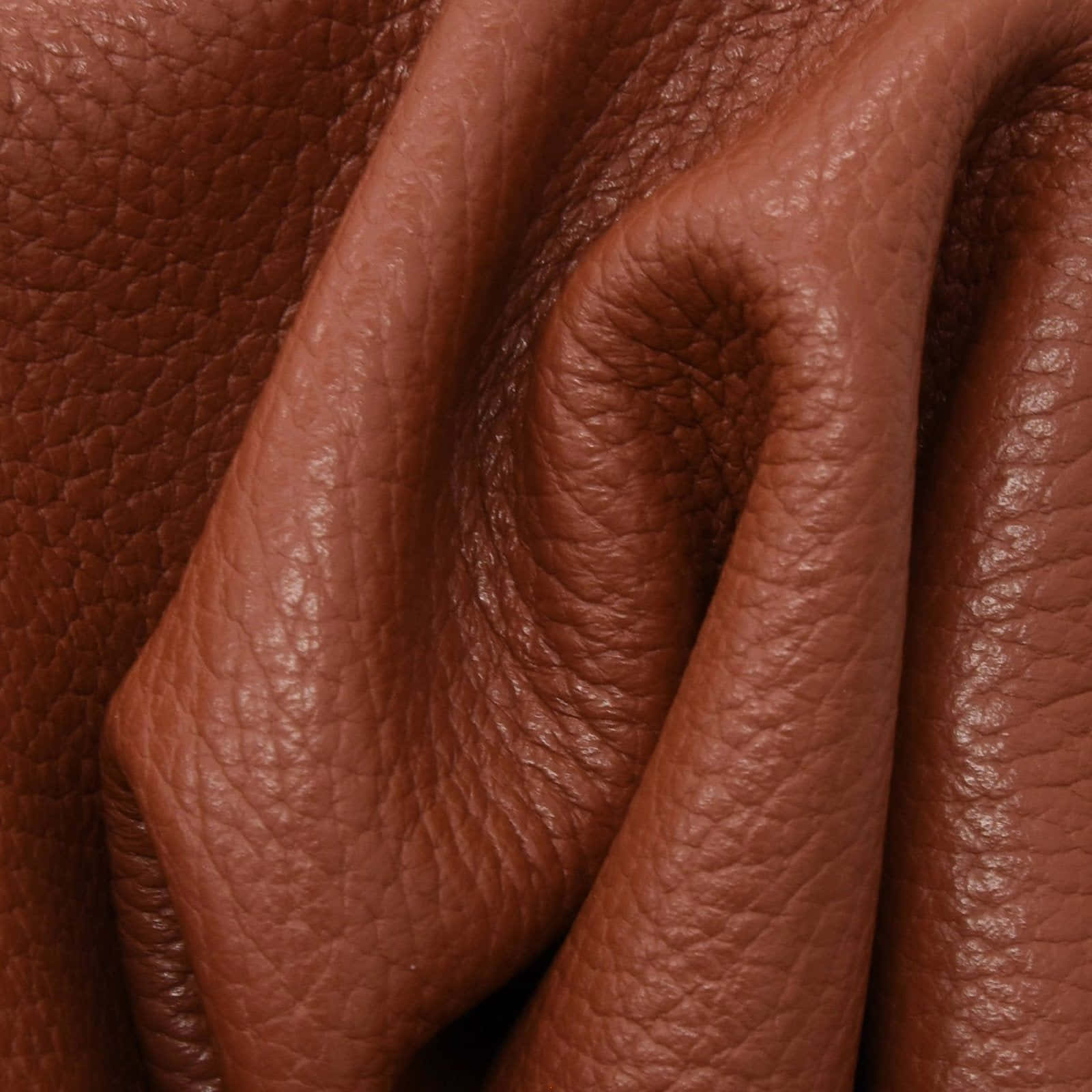 Immaginedi Texture Di Pelle Color Marrone Piegata