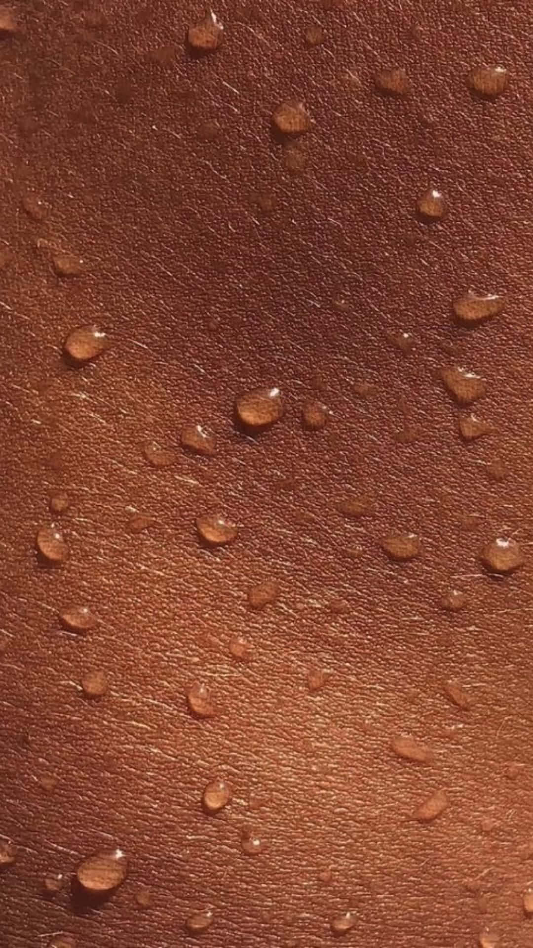 Leather Texture With Droplets Picture