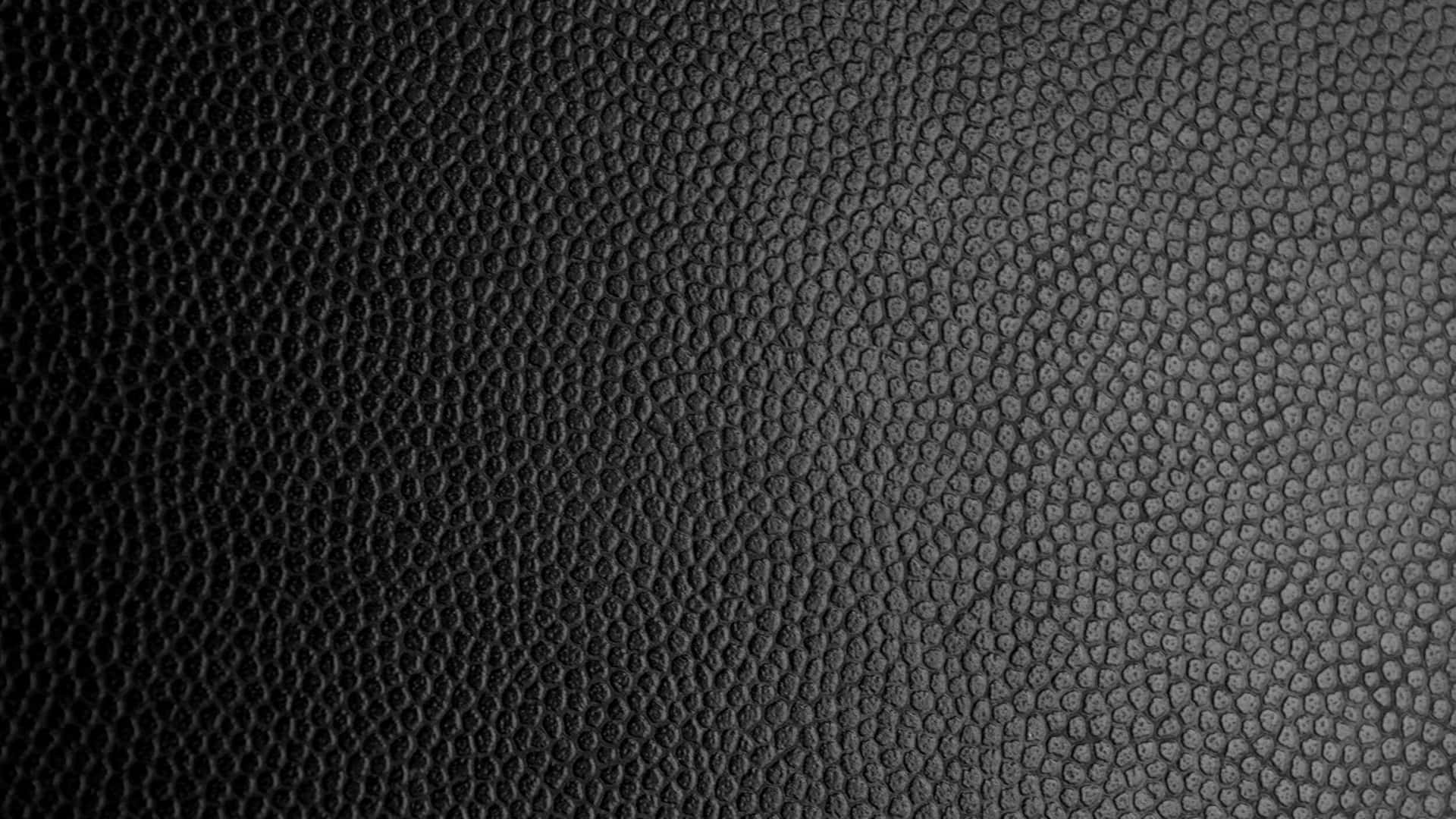 Leather Texture Shiny Black Color Wallpaper
