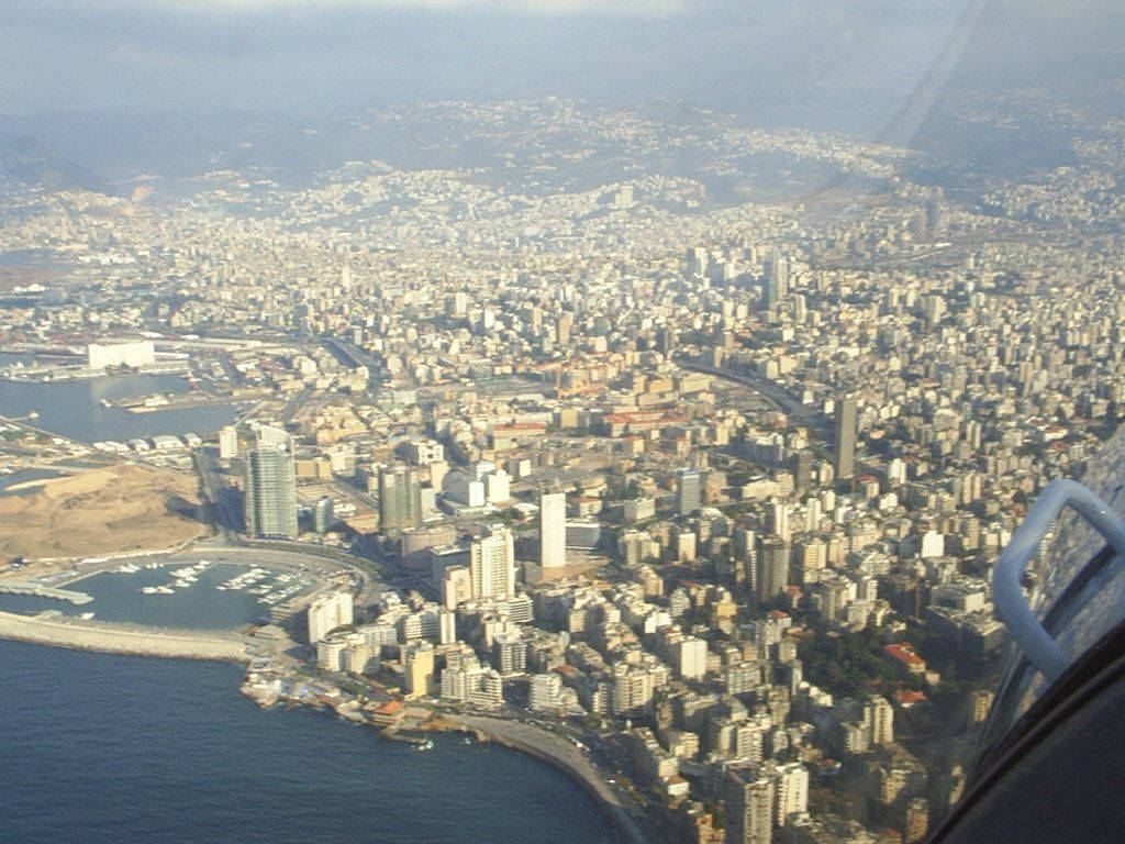 Luftaufnahmevon Libanon Wallpaper