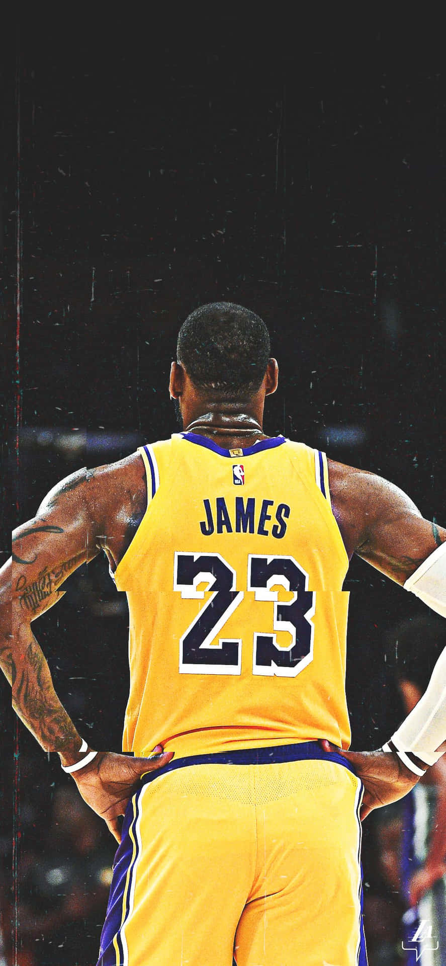 Basketballsuperstars Kobe Bryant Und Lebron James Wallpaper