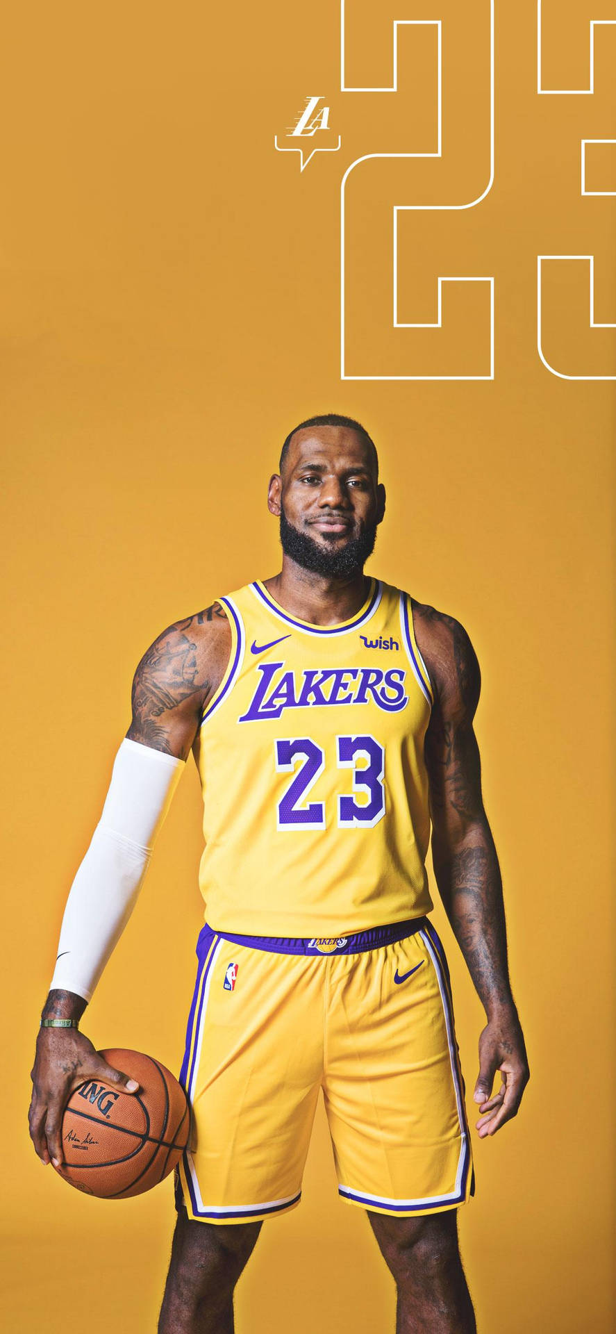 Lebron James 23 Af Lakers Wallpaper