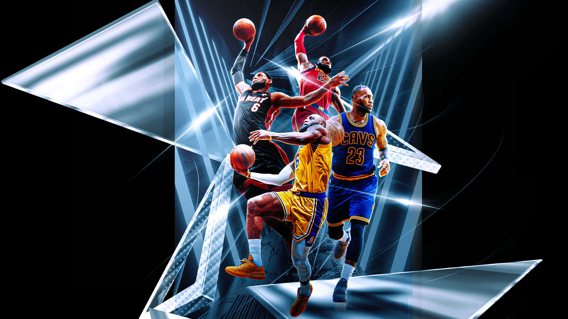 Lebron James and his Los Angeles Lakers teammates winning the 2020 NBA Championship