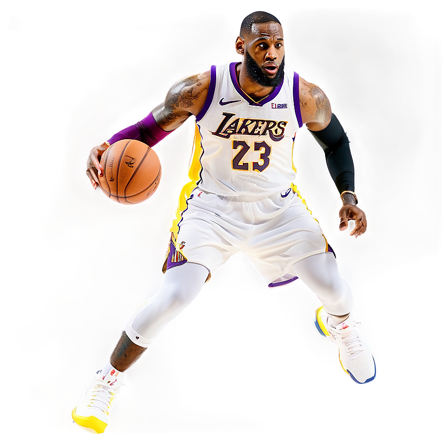 Download Lebron James Behind-the-back Dribble Png Jbv93 | Wallpapers.com