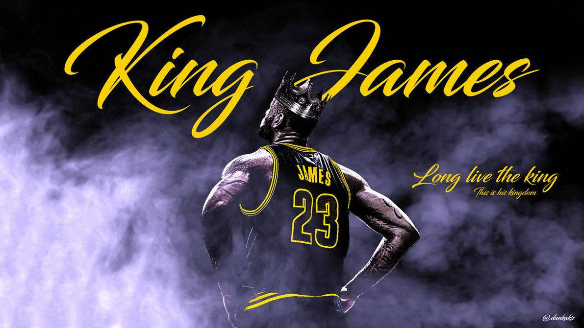 Download Lebron James Crown Nba King Basketball Wallpaper 